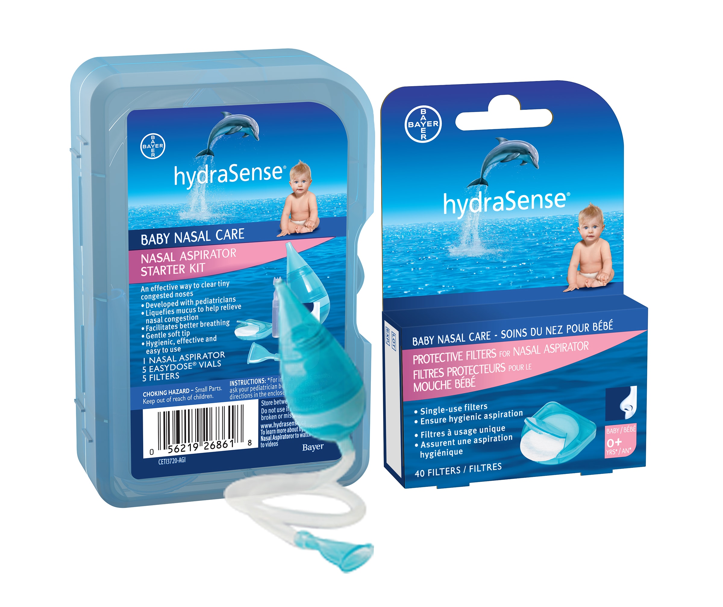 HydraSense Baby Nasal Care Aspirator Filter box 40 count