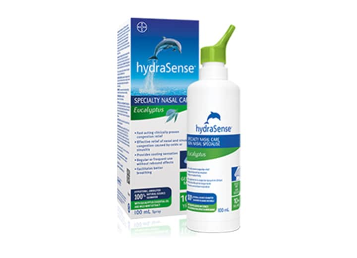 Eucalyptus Nasal Spray for Congestion Relief | hydraSense®