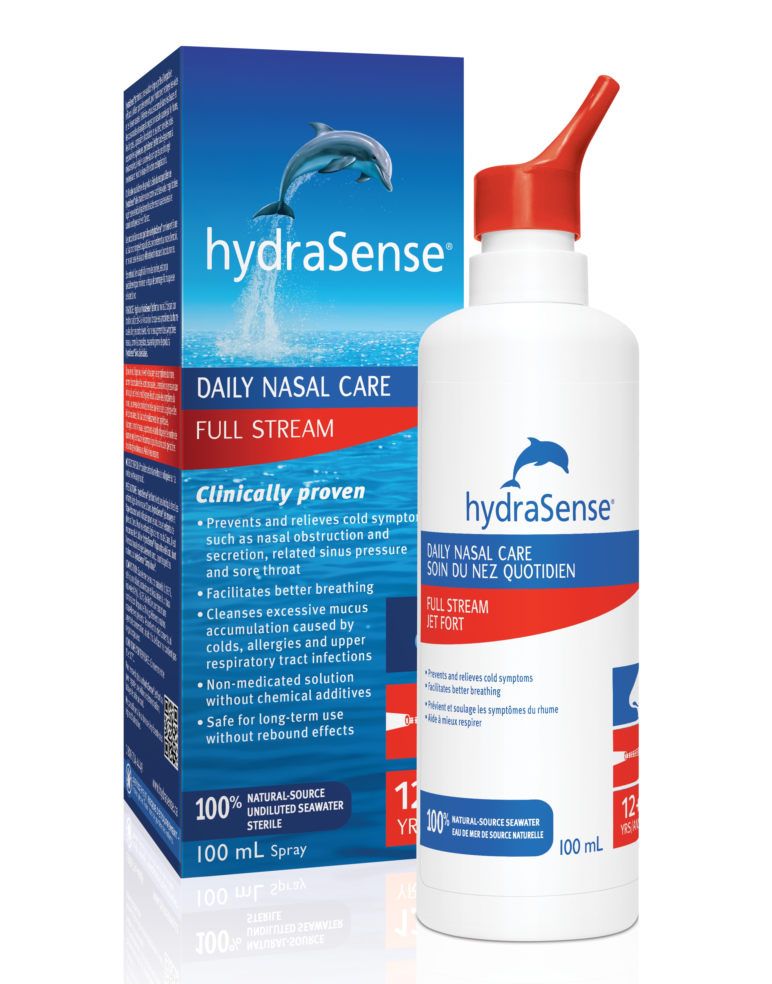 Full Stream Saline Nasal Spray | hydraSense® CA